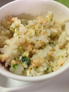 離乳食*鮭と卵でおじや風ご飯-レシピのメイン写真