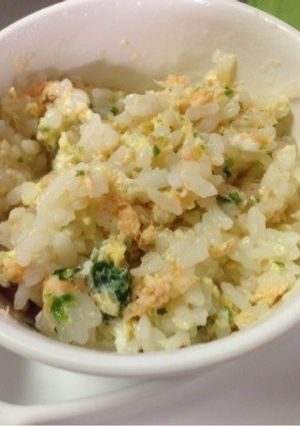 離乳食＊鮭と卵でおじや風ご飯-レシピのメイン写真