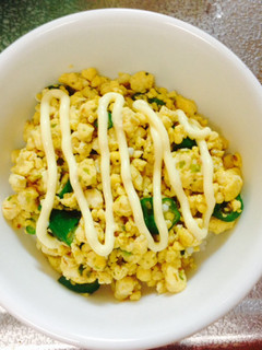 豆腐そぼろのオクラマヨ丼-レシピのメイン写真