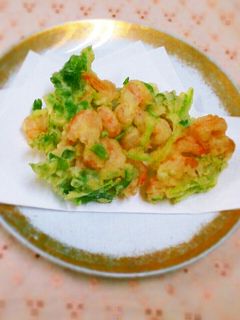 海老&三つ葉のかき揚げ♪-レシピのメイン写真