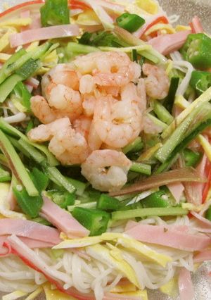☆具だくさん☆プチ贅沢なさっぱり素麺-レシピのメイン写真