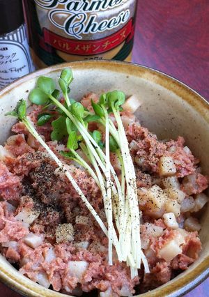 レンジで簡単　コンビーフハッシュ・ライス-レシピのメイン写真
