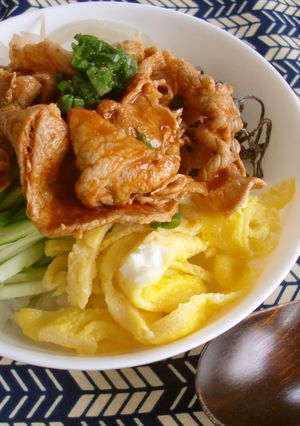 ビビンバ風のっけ丼-レシピのメイン写真