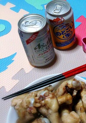 さっちゃんレシピ！手羽元ガーリック-レシピのメイン写真