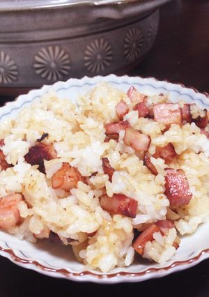 【銀の匙】にんにくとベーコンの炒飯-レシピのメイン写真