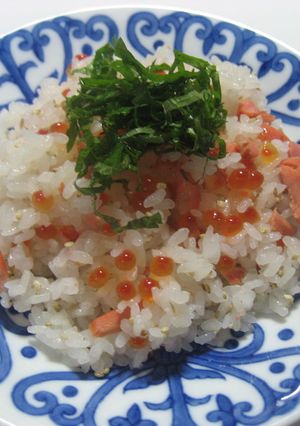 鮭といくらの親子めし-レシピのメイン写真