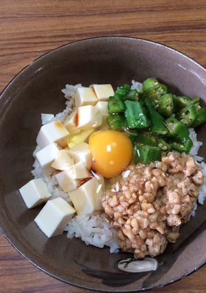 ネバネバ丼-レシピのメイン写真