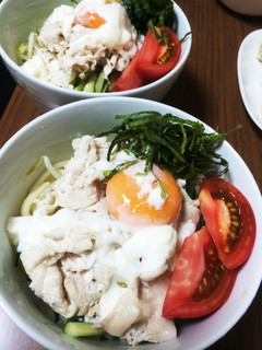 冷しゃぶうどん-レシピのメイン写真