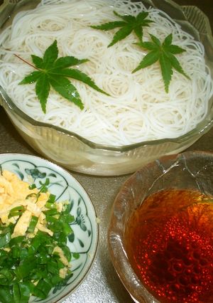 冷たい三輪そうめん-レシピのメイン写真