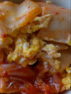 キムチと高野豆腐の卵炒め-レシピのメイン写真
