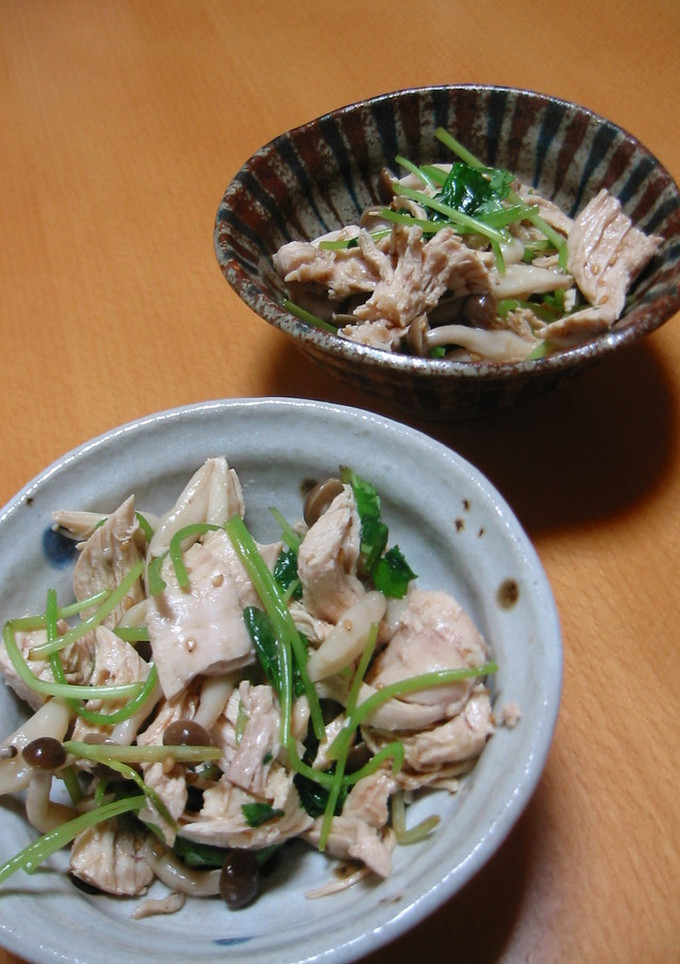 三つ葉としめじ　わさび風味和え-レシピのメイン写真