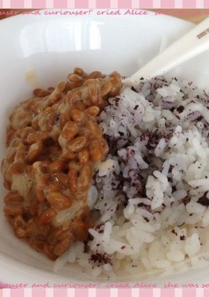 納豆と赤紫蘇ご飯-レシピのメイン写真