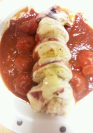 ソースが美味しい！洋風なイカメシ☆-レシピのメイン写真