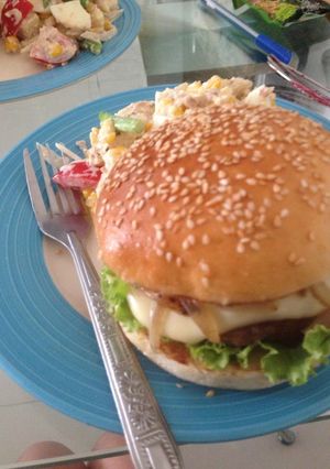 ハンバーガー-レシピのメイン写真