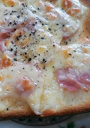 ベーコン＆チーズトースト-レシピのメイン写真