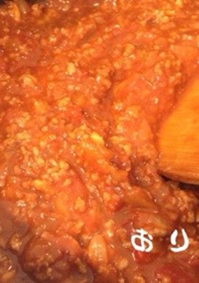 トマト缶なしで♥️簡単ミートソース♥️-レシピのメイン写真