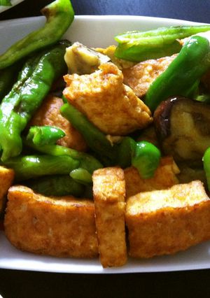 厚揚げと夏野菜のカレー風味-レシピのメイン写真