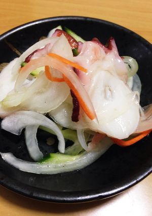 酸味少なめ野菜たっぷりタコのマリネ-レシピのメイン写真