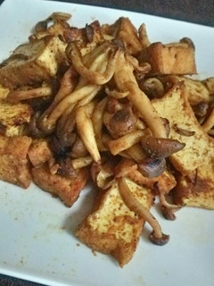 厚揚げとしめじのカレー炒め-レシピのメイン写真