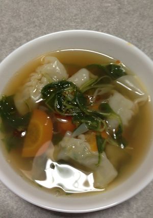 まんぷくさん♪餃子スープ-レシピのメイン写真