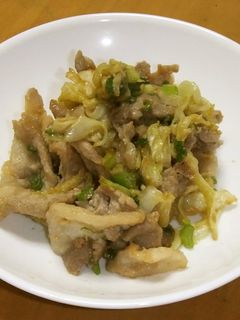キャベツと豚肉の香味炒め-レシピのメイン写真