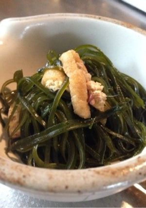 アッサリ♪切り昆布のペペロンチーノ風炒め-レシピのメイン写真