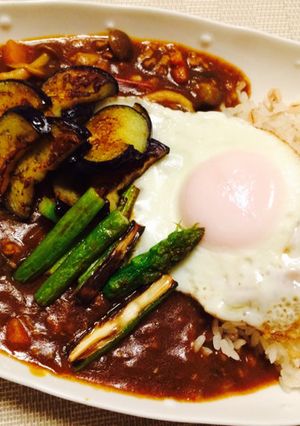 ナスと挽き肉で☆夏野菜カレー-レシピのメイン写真