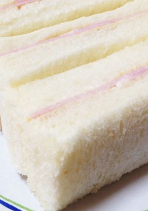 ＊忘れられないシンプルハムサンドイッチ＊-レシピのメイン写真