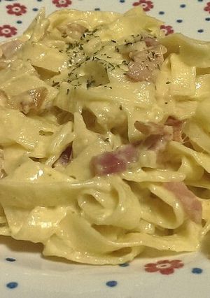卵なしカルボナーラ-レシピのメイン写真
