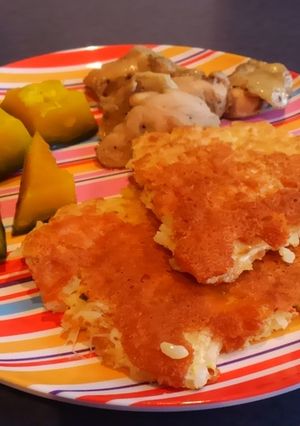 ご飯で簡単おいしいパリパリチヂミ-レシピのメイン写真