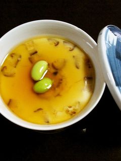 鶏ささ身であんかけ茶碗蒸し-レシピのメイン写真