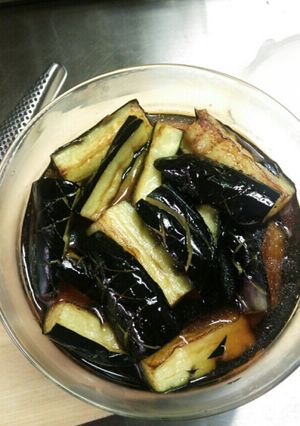 簡単茄子の揚げびたし♪-レシピのメイン写真