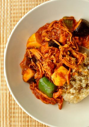 時短！夏野菜とチキンのトマトカレー-レシピのメイン写真