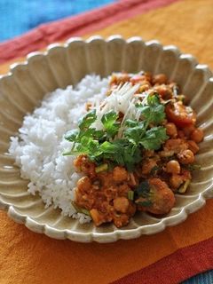 ひよこ豆とひき肉のカレー-レシピのメイン写真