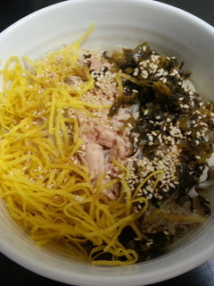 超簡単!夏に高菜ソーメン-レシピのメイン写真