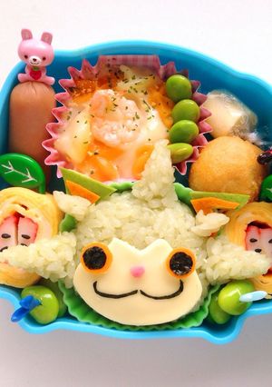 妖怪ウォッチ❤︎トゲニャンキャラ弁-レシピのメイン写真