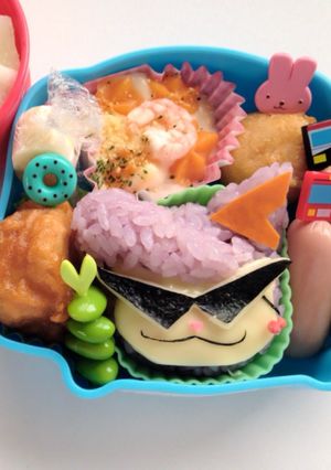 妖怪ウォッチ❤︎ワルニャンキャラ弁-レシピのメイン写真