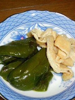 ピーマンと油揚げの煮浸し-レシピのメイン写真