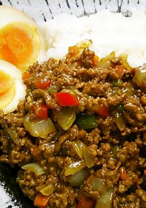 茹で卵が嬉しい♪ドライカレー★-レシピのメイン写真
