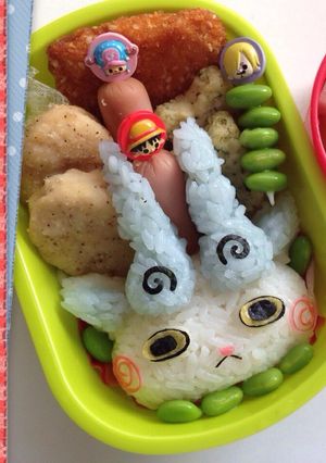 妖怪ウォッチ❤︎コマさんキャラ弁-レシピのメイン写真