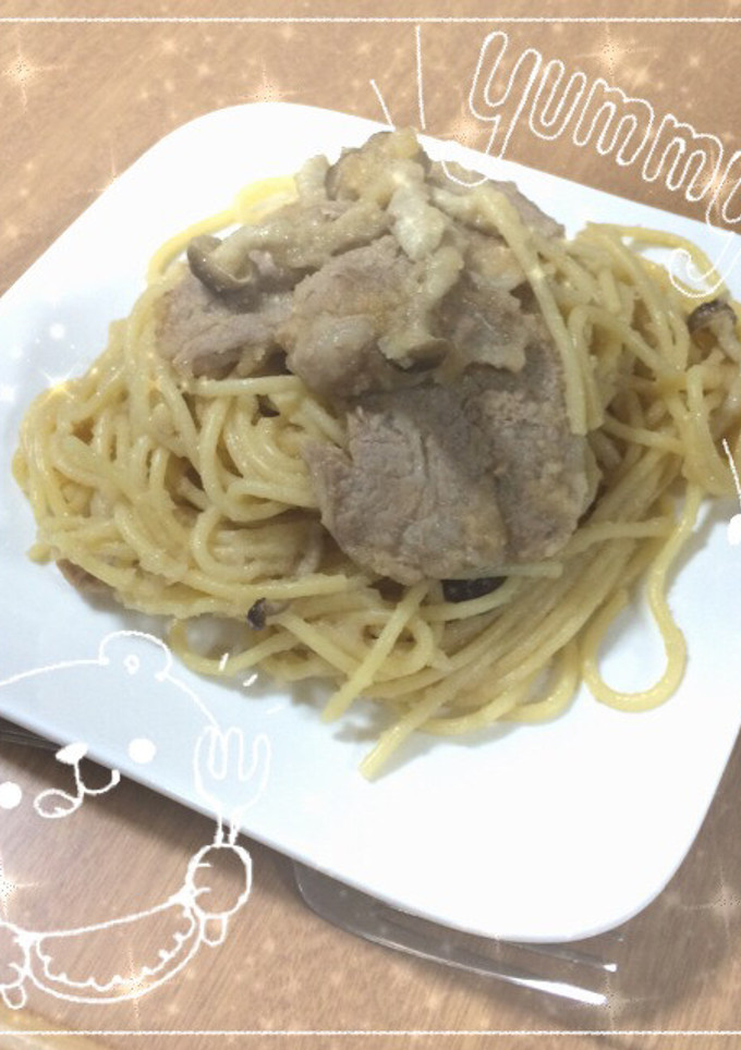 大根おろしと豚肉の和風パスタ-レシピのメイン写真