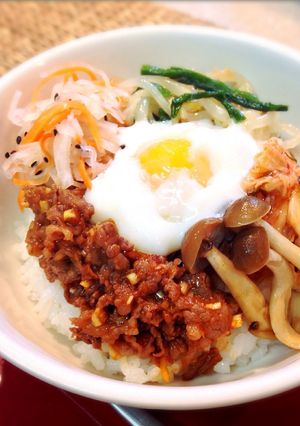 栄養満点‼︎みそ味ビビンバ丼-レシピのメイン写真
