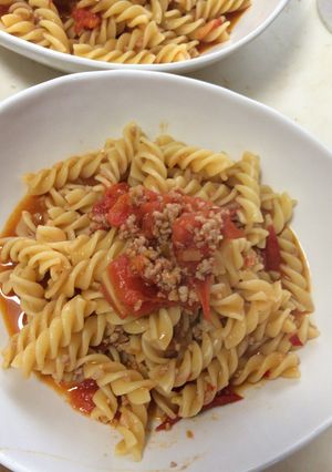 麻婆トマトのフジッリ-レシピのメイン写真