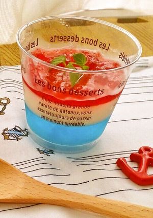 かき氷シロップで簡単マリンゼリー♪-レシピのメイン写真