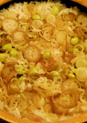 茗荷と枝豆ごはん-レシピのメイン写真