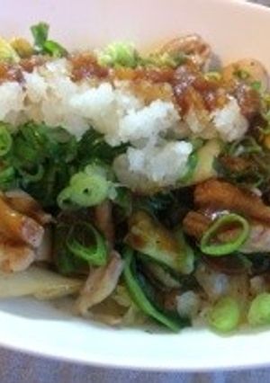 せせりとニラキャベツ焼き-レシピのメイン写真