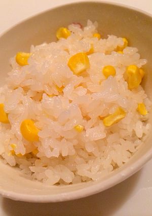 隠し味がコツ☆とうもろこしご飯-レシピのメイン写真