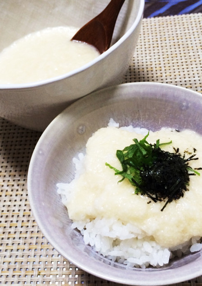 5分で簡単！つるっととろろご飯♬-レシピのメイン写真