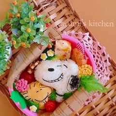 รูปของ スヌーピーの簡単弁当☆