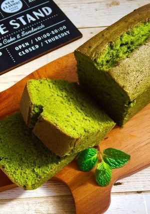 ふんわり♥しっとり♥抹茶のパウンドケーキ-レシピのメイン写真